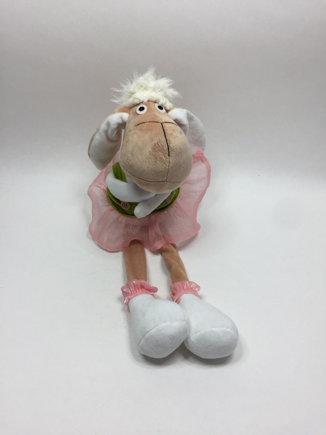 Schaf XL Knuffel stehend 50 cm selten