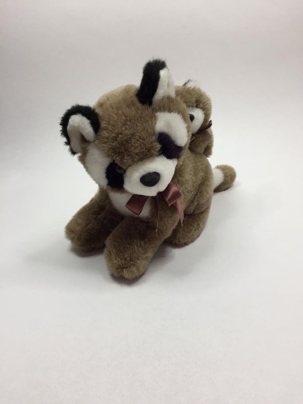 Waschbär mit Baby CP sitzend 25 cm Sammlerstück Waschbär mit Baby CP sitzend 25 cm Sammlerstück