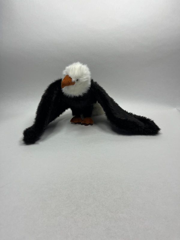 Adler Weißkopfseeadler Handpuppe Folkmanis stehend 35 cm selten