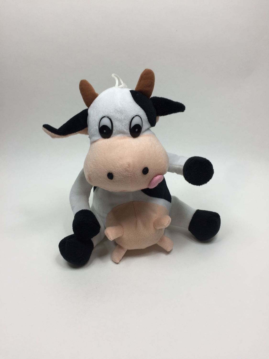 Kuh Knuffel sitzend 30 cm sehr selten