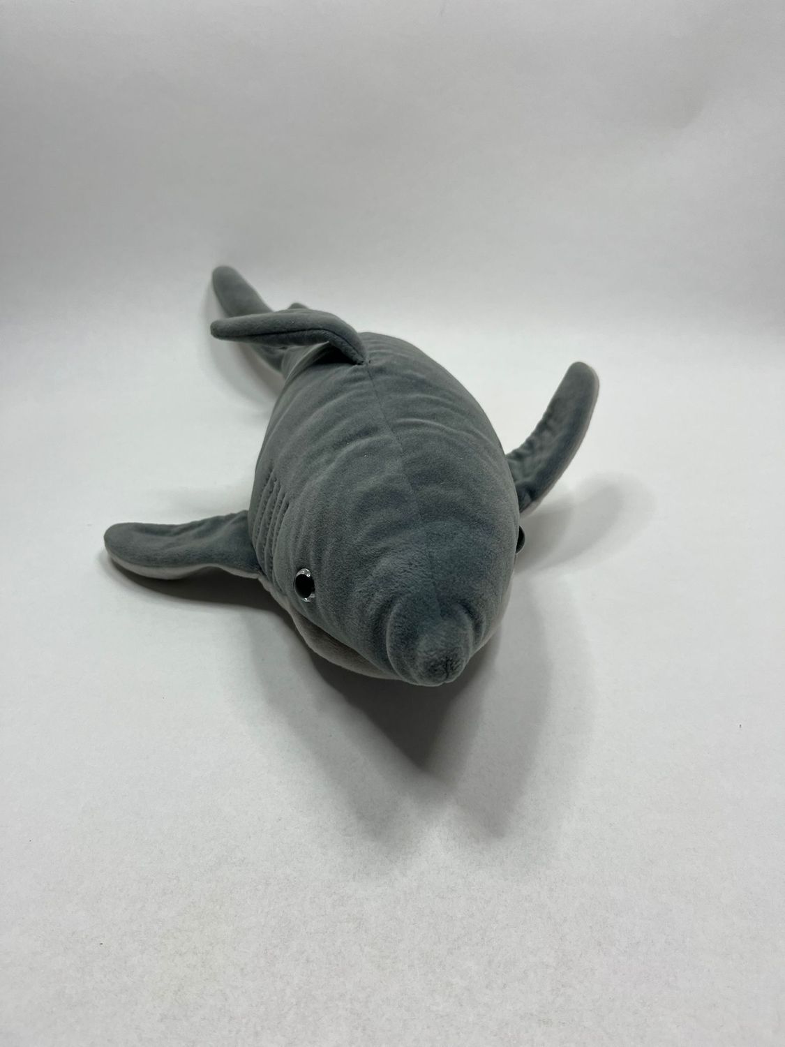 Hai Handpuppe Folkmanis liegend 60 cm selten