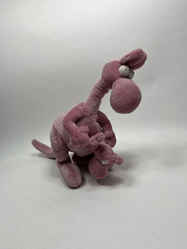 Känguru mit Baby Heye stehend 35 cm selten