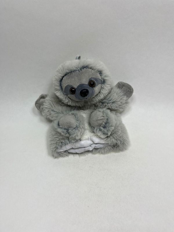 Faultier Handpuppe Knuffel stehend 25 cm Sammlerstück