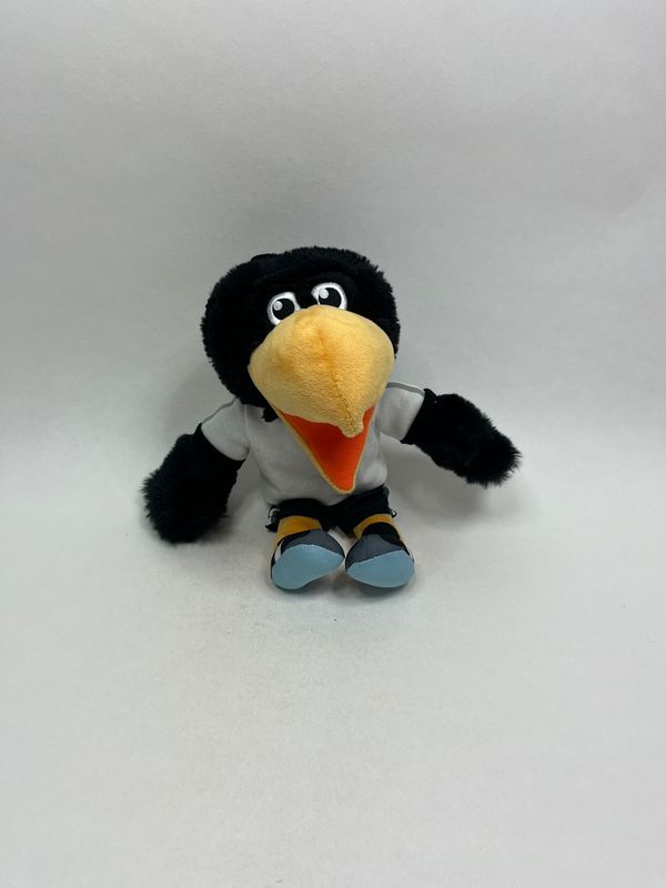 Paule Rabe DFB Maskottchen Knuffel stehend 27 cm selten