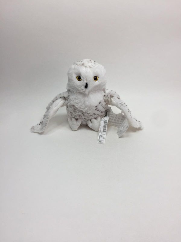 Eule Schneeeule Handpuppe Ikea Skogsduva stehend 20 cm selten