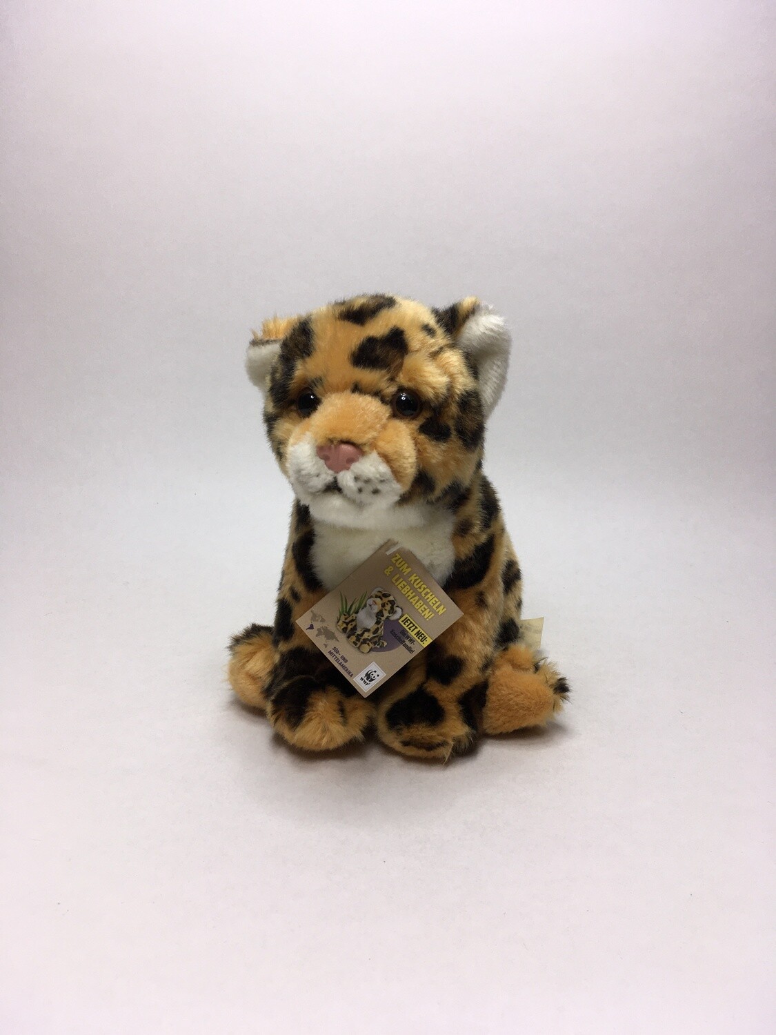 WWF Jaguar sitzend 16cm selten Neuwertig mit Etikett ( beliebt )