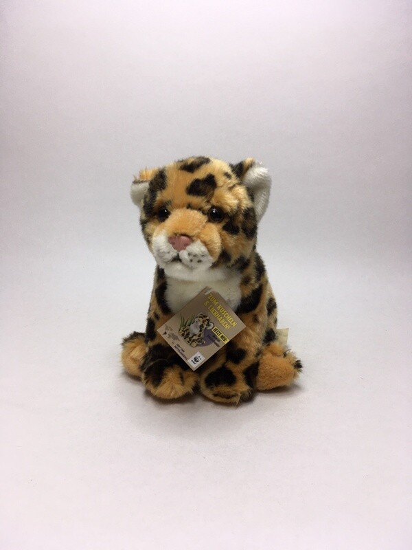 WWF Jaguar sitzend 16cm selten Neuwertig mit Etikett ( beliebt )
