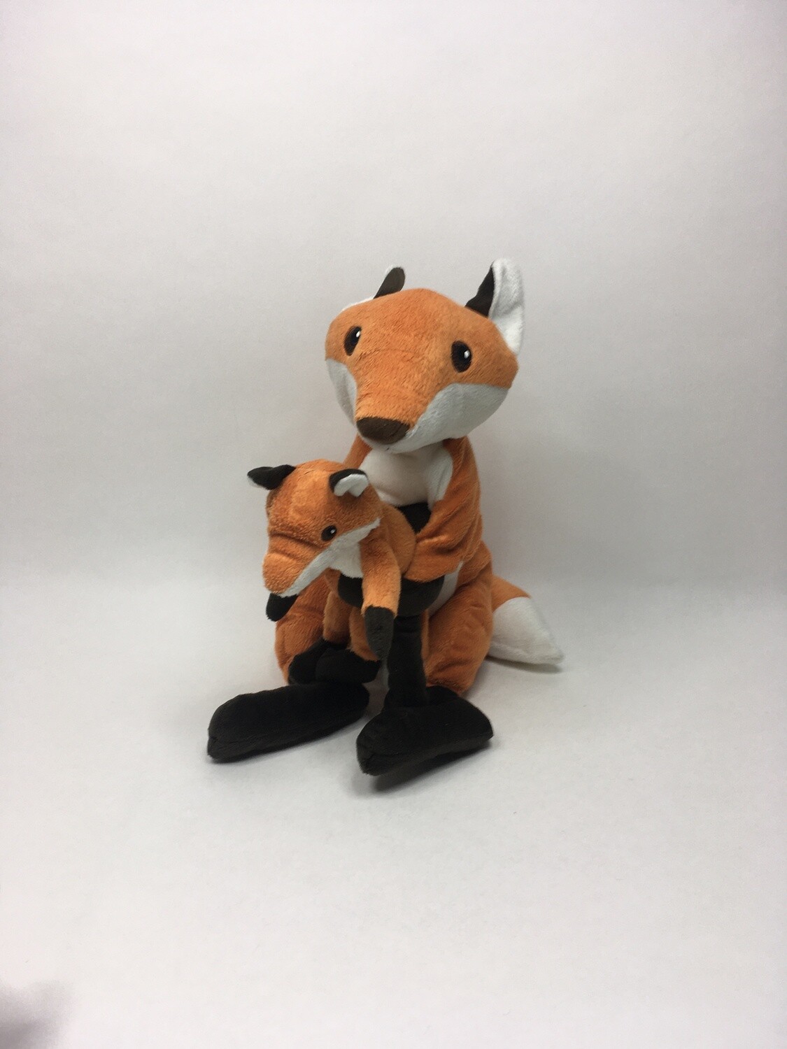 Fuchs mit Baby sitzend 40cm ( beliebt )