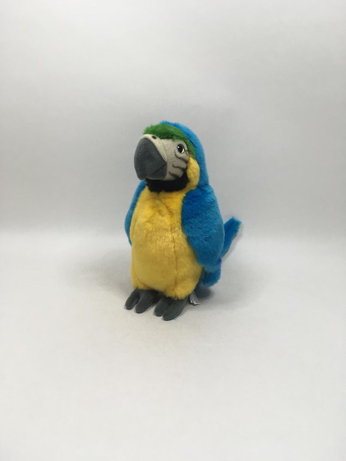 Papagei Teddy Hermann stehend 33 cm selten