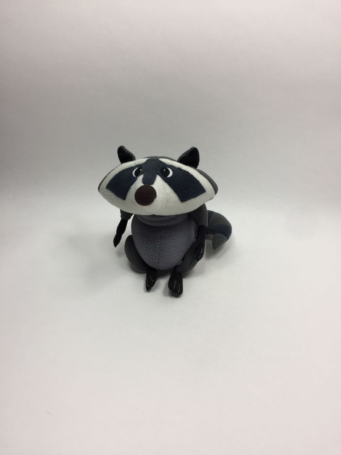 Mü-Mo das Müllmobil Waschbär Donny Knuffel stehend 23 cm Rarität