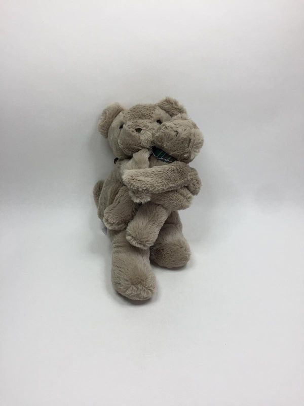 Teddy mit Baby Knuffel stehend 38 cm Rarität