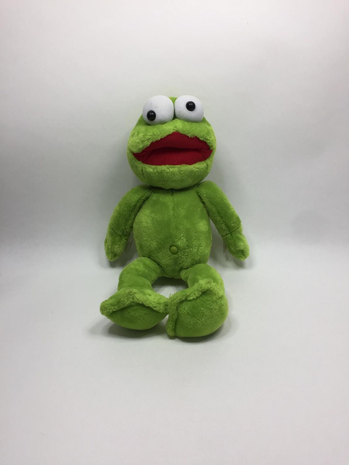 Frosch Knuffel stehend 45 cm Sammlerstück