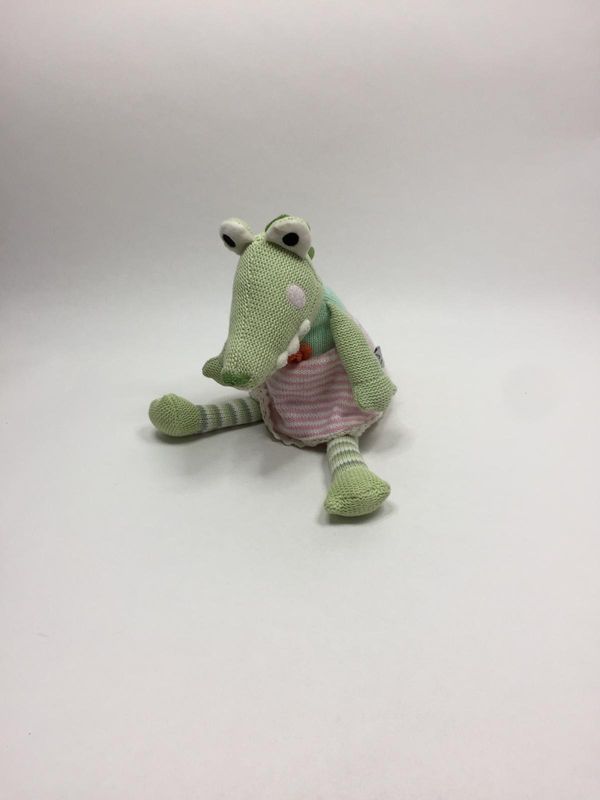 Krokodil Depot stehend 35 cm Sammlerstück