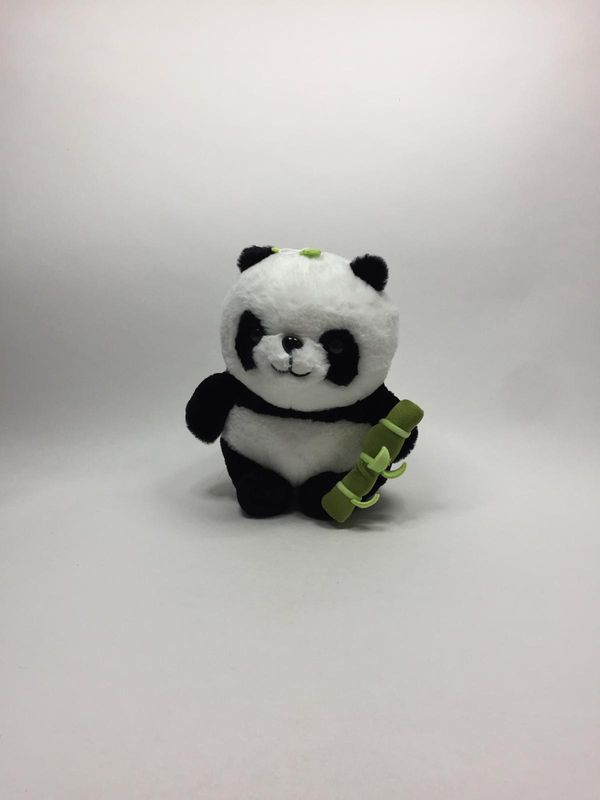 Panda Knuffel sitzend 30 cm selten