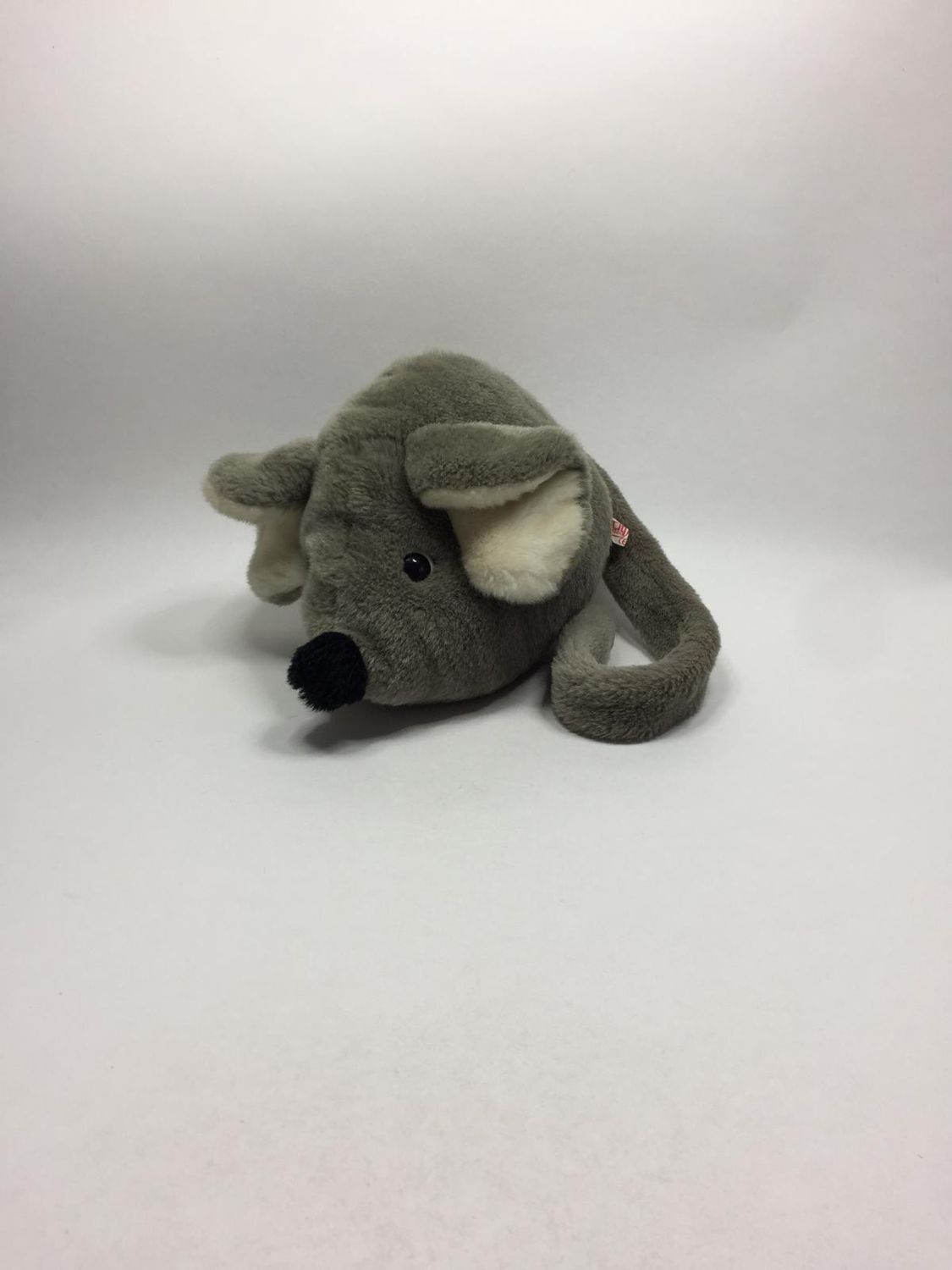 Maus Plüti liegend 80 cm selten