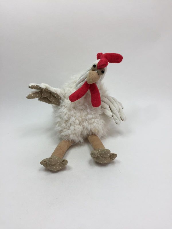 Huhn Hahn Bauer stehend 30 cm selten