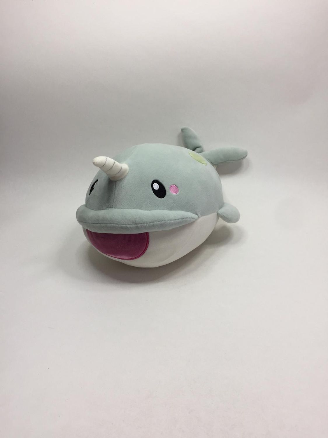 Wal Narwal Knuffel liegend 40 cm sehr selten