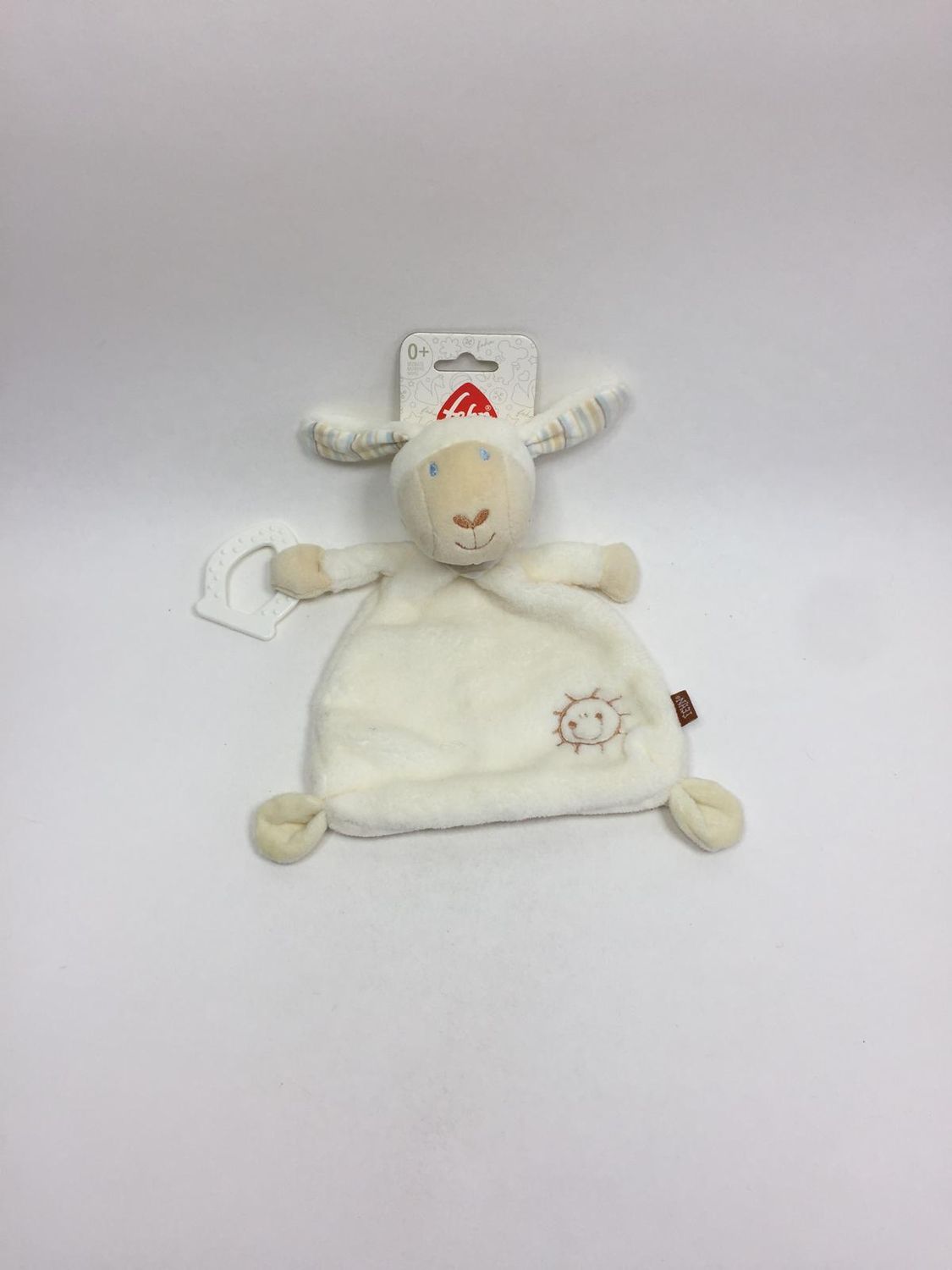 Schnuffeltuch / Schmusetuch Schaf Fehn stehend 33 cm Neuwertig mit Etikett