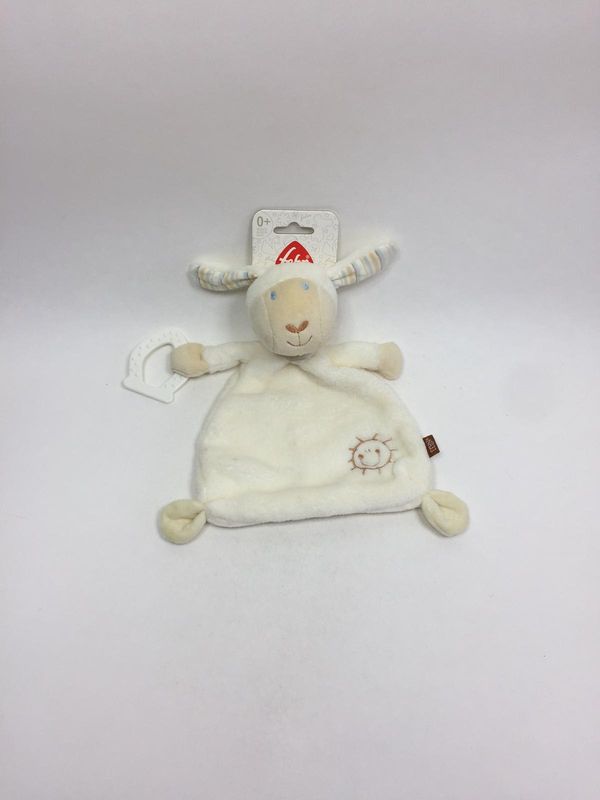 Schnuffeltuch / Schmusetuch Schaf Fehn stehend 33 cm Neuwertig mit Etikett