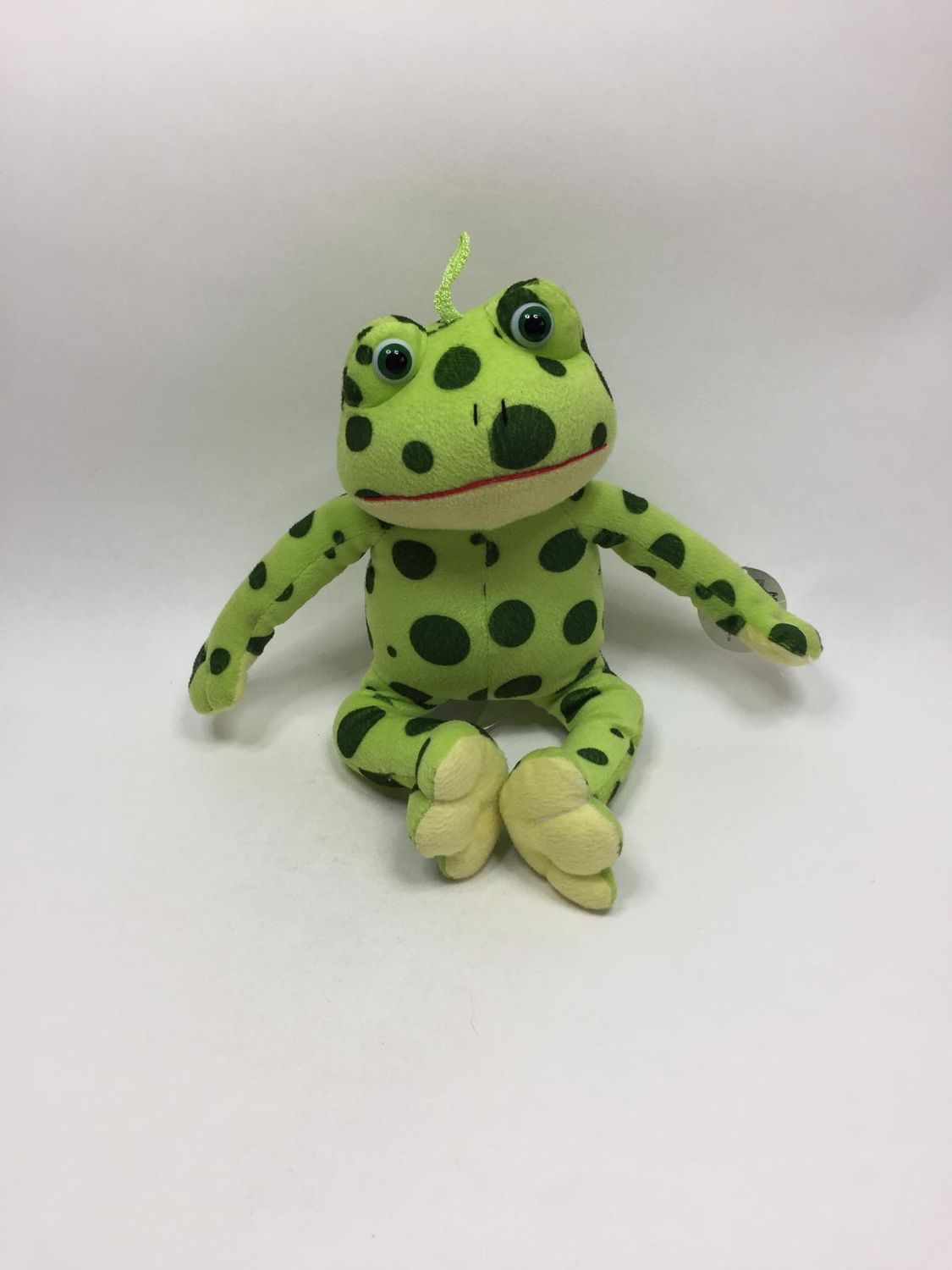 Frosch Oskar Braun stehend 35 cm sehr selten Neuwertig mit Etikett