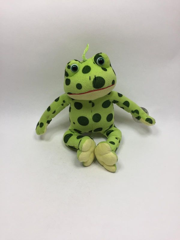 Frosch Oskar Braun stehend 35 cm sehr selten Neuwertig mit Etikett