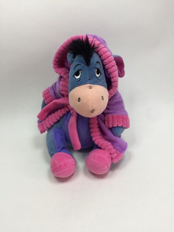 Disney Esel I-Aah im Bademantel sitzend 23 cm  selten