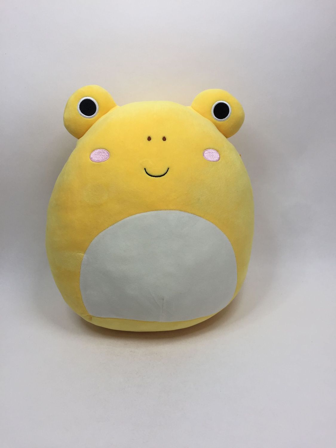 Frosch Squishmallows Kelly Toy "Leigh die gelbe Kröte" stehend 35 cm Sammlerstück