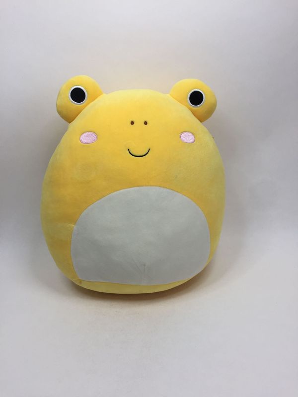 Frosch Squishmallows Kelly Toy "Leigh die gelbe Kröte" stehend 35 cm Sammlerstück