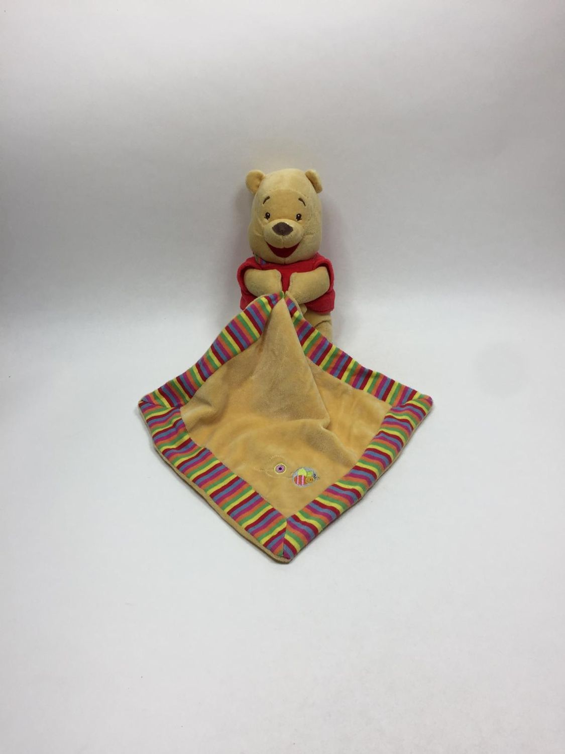 Schnuffeltuch / Schmusetuch Winnie Pooh Teddy Disney stehend 28 cm Sammlerstück