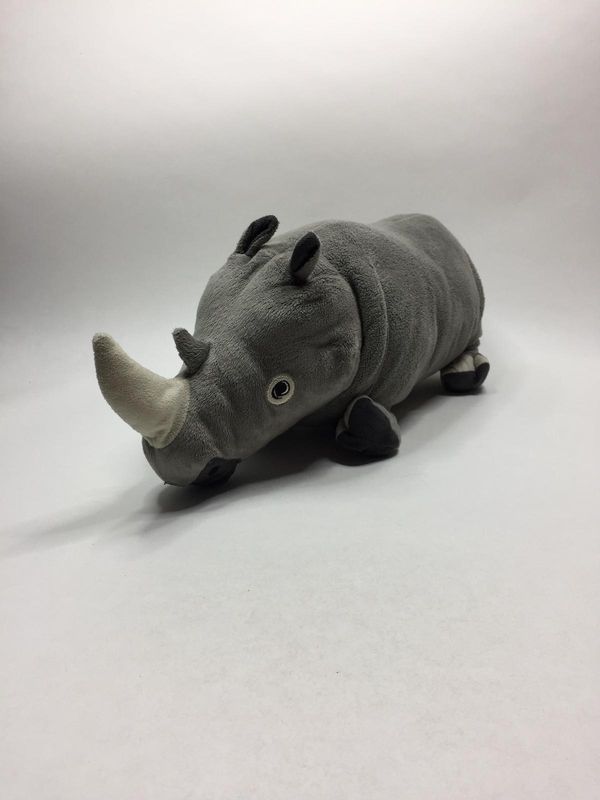 Nashorn Knuffel vermutlich Ikea stehend 58 cm Sammlerstück