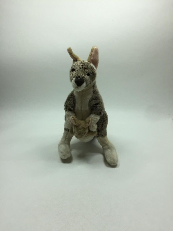 Känguru mit Baby Teddy Hermann stehend 38 cm Sammlerstück Känguru mit Baby Teddy Hermann stehend 38 cm Sammlerstück