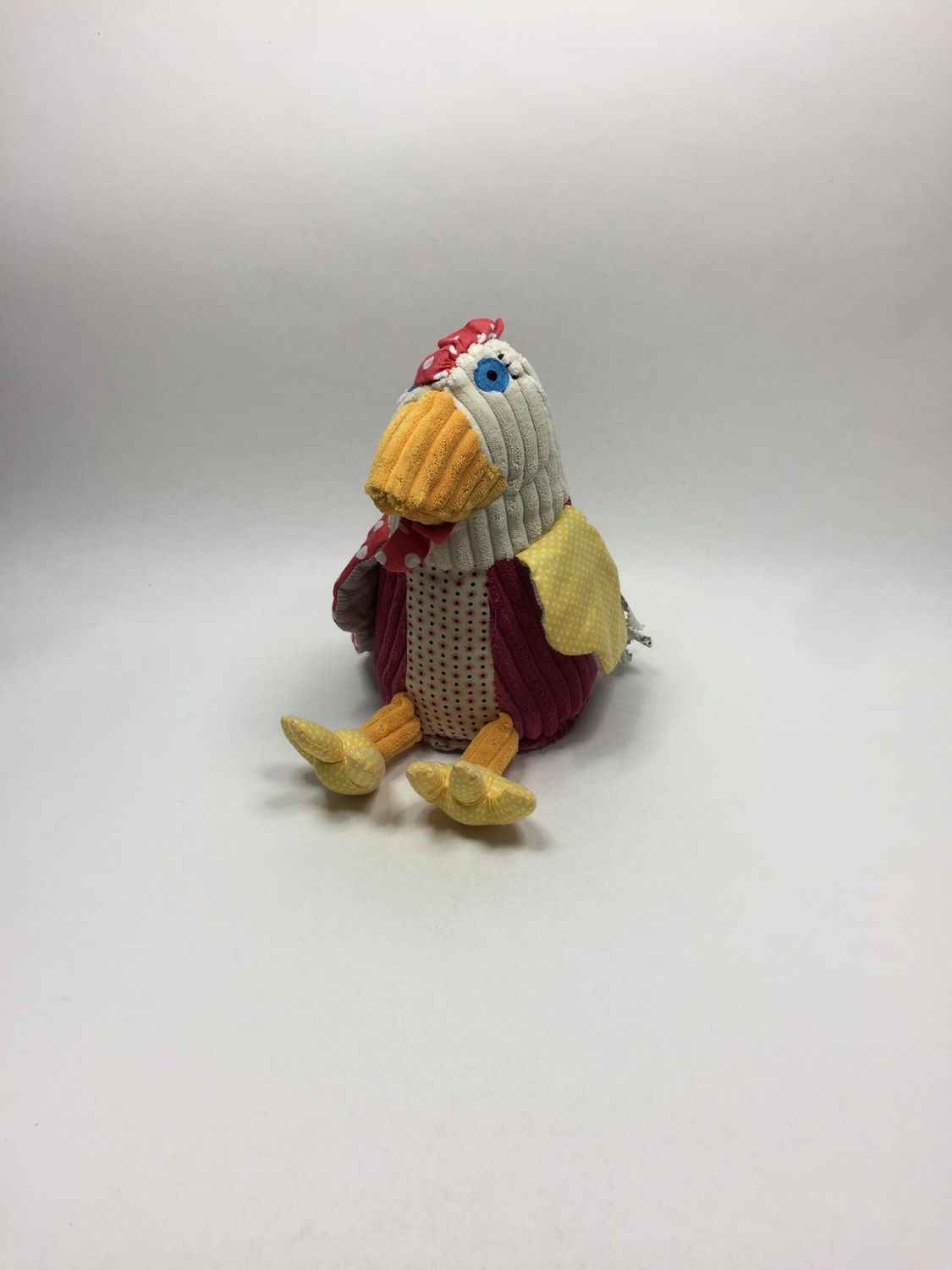 Huhn Les Deglingos sitzend 25 cm Mega Sammlerstück