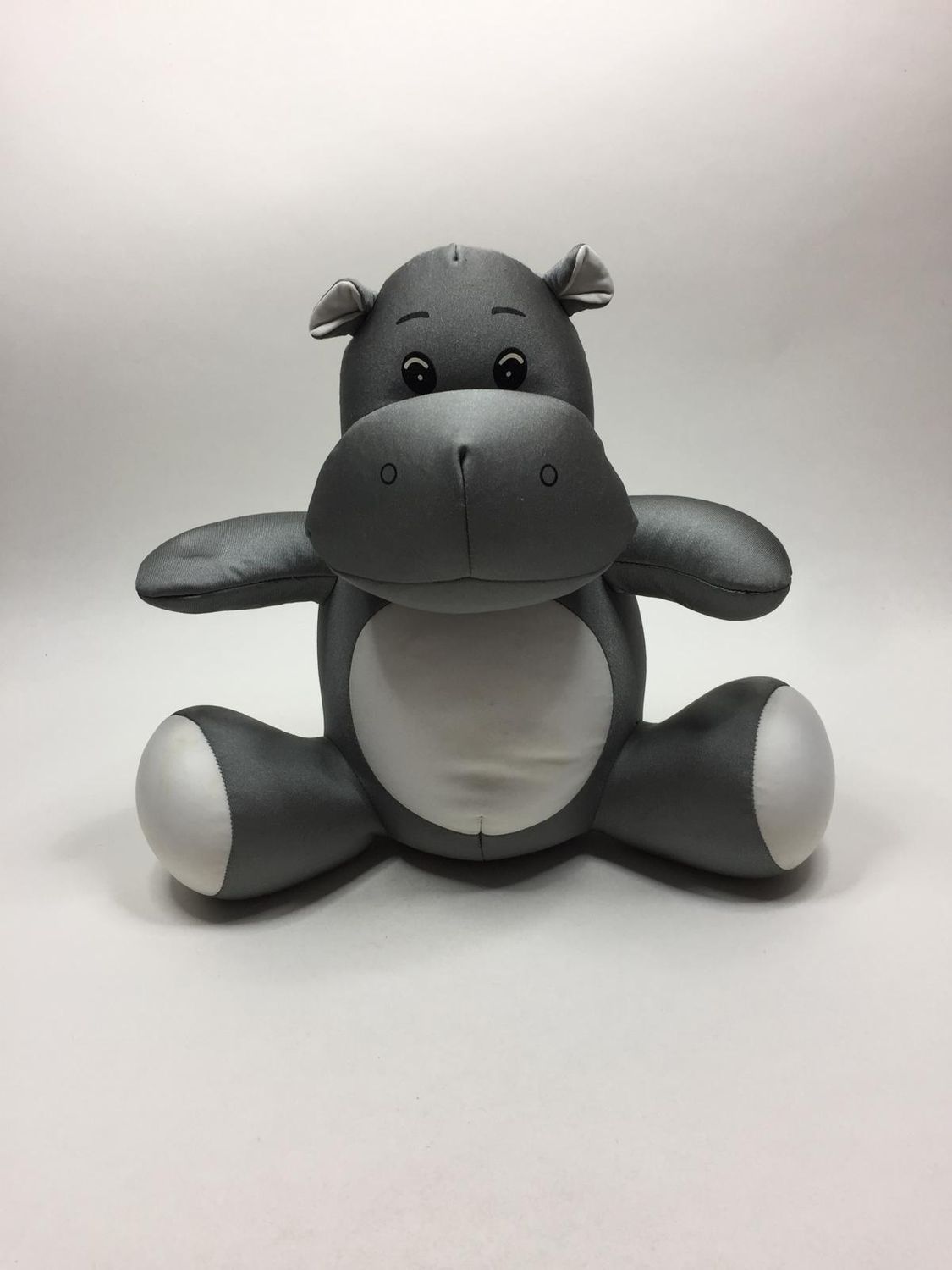 Nilpferd Knuffel sitzend 33 cm sehr selten