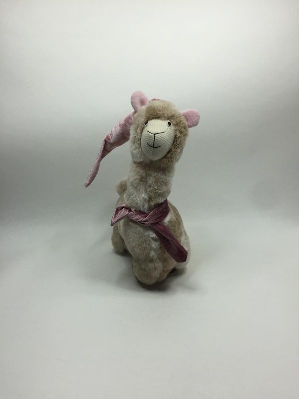 Lama Alpaka Knuffel stehend 40 cm sehr selten