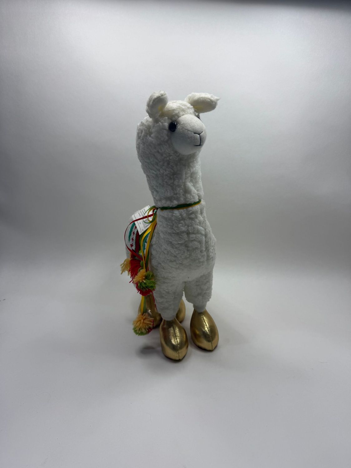 Lama Alpaka XL Bahag AG stehend 43 cm Sammlerstück und Rarität mit Etikett