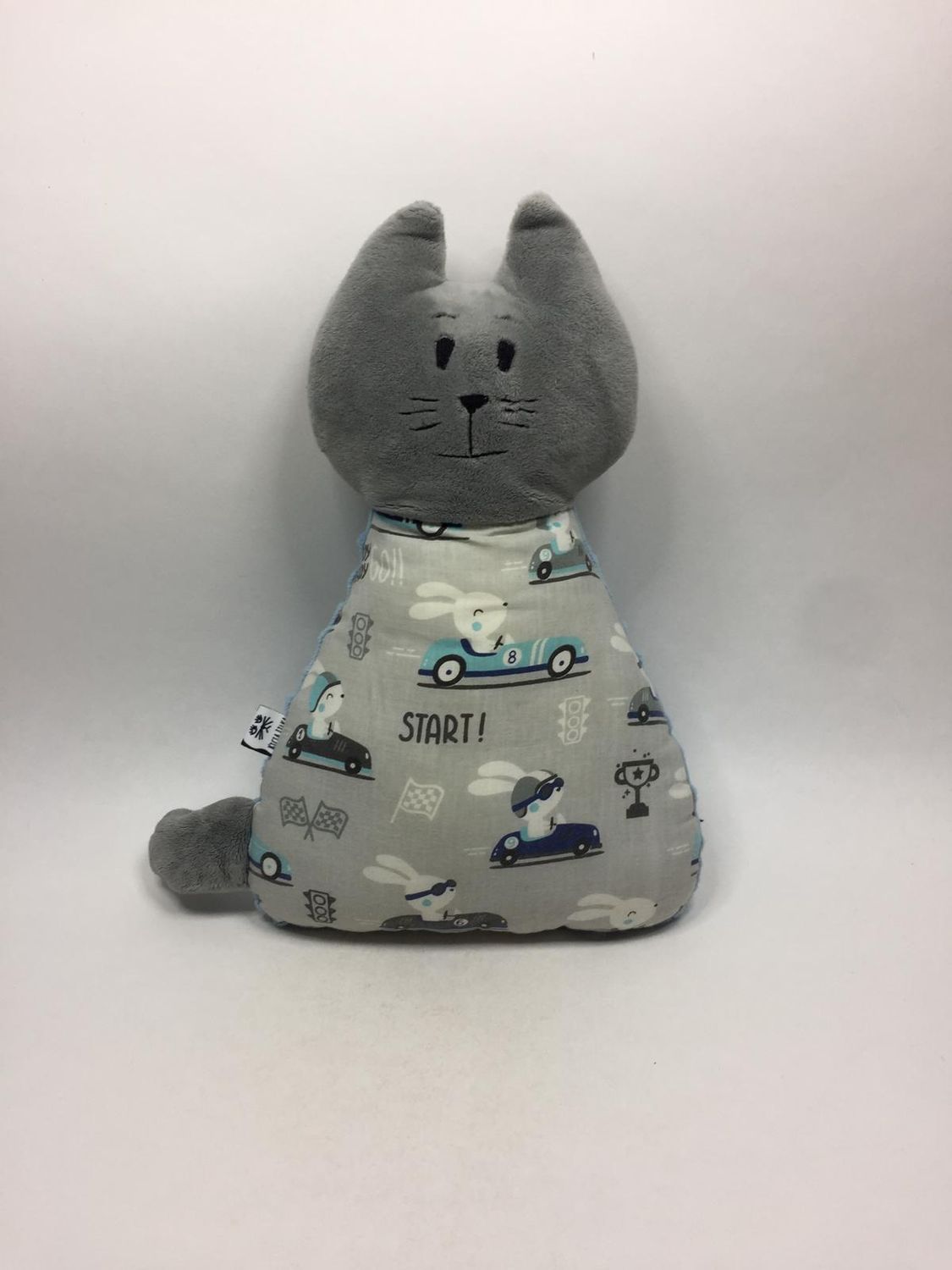 Deko Kissen Katze Handarbeit aus Polen Kicia Lilka stehend 40*33 cm Rarität