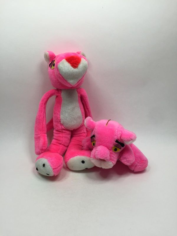 Pink Panther mit Begleitung Knuffel stehend 42 cm Sammlerstück Pink Panther mit Begleitung Knuffel stehend 42 cm Sammlerstück