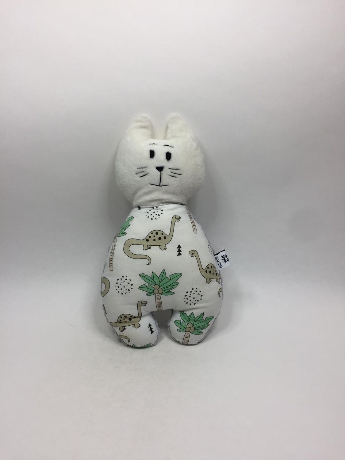 Deko Kissen Katze Handarbeit aus Polen Kicia Lilka stehend 35*18 cm Rarität