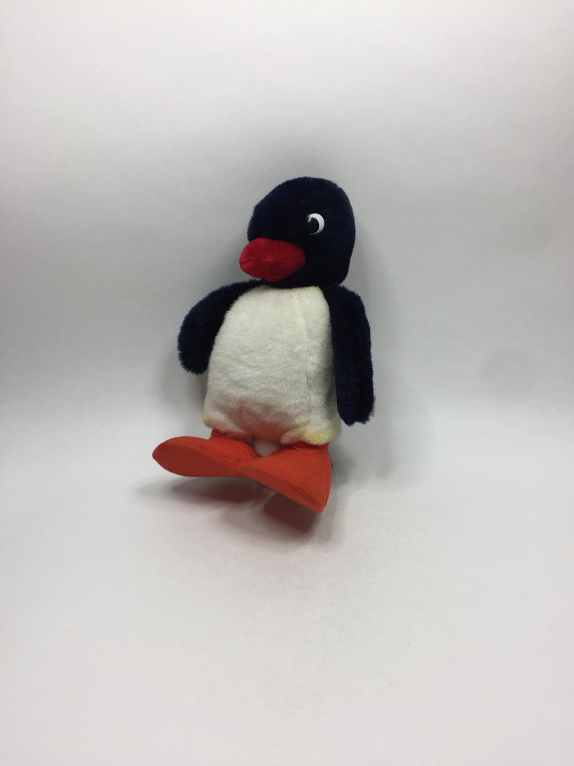Pinguin Heunec "Pingu" stehend 30 cm Vintage Rarität