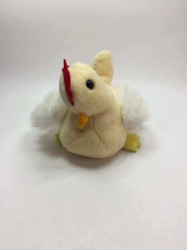 Huhn Hahn Seneca liegend 25 cm Rarität