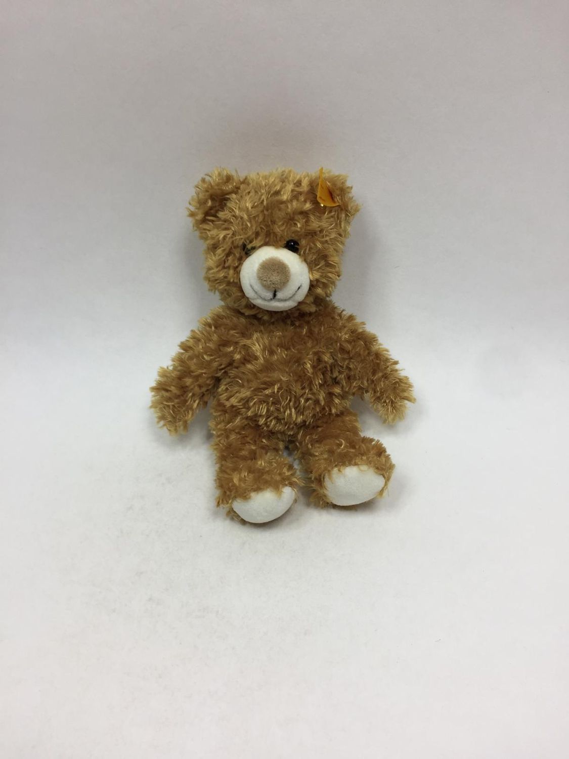 Steiff Teddy Luca 022968 mit Knopf und Fahne stehend 20 cm sehr selten