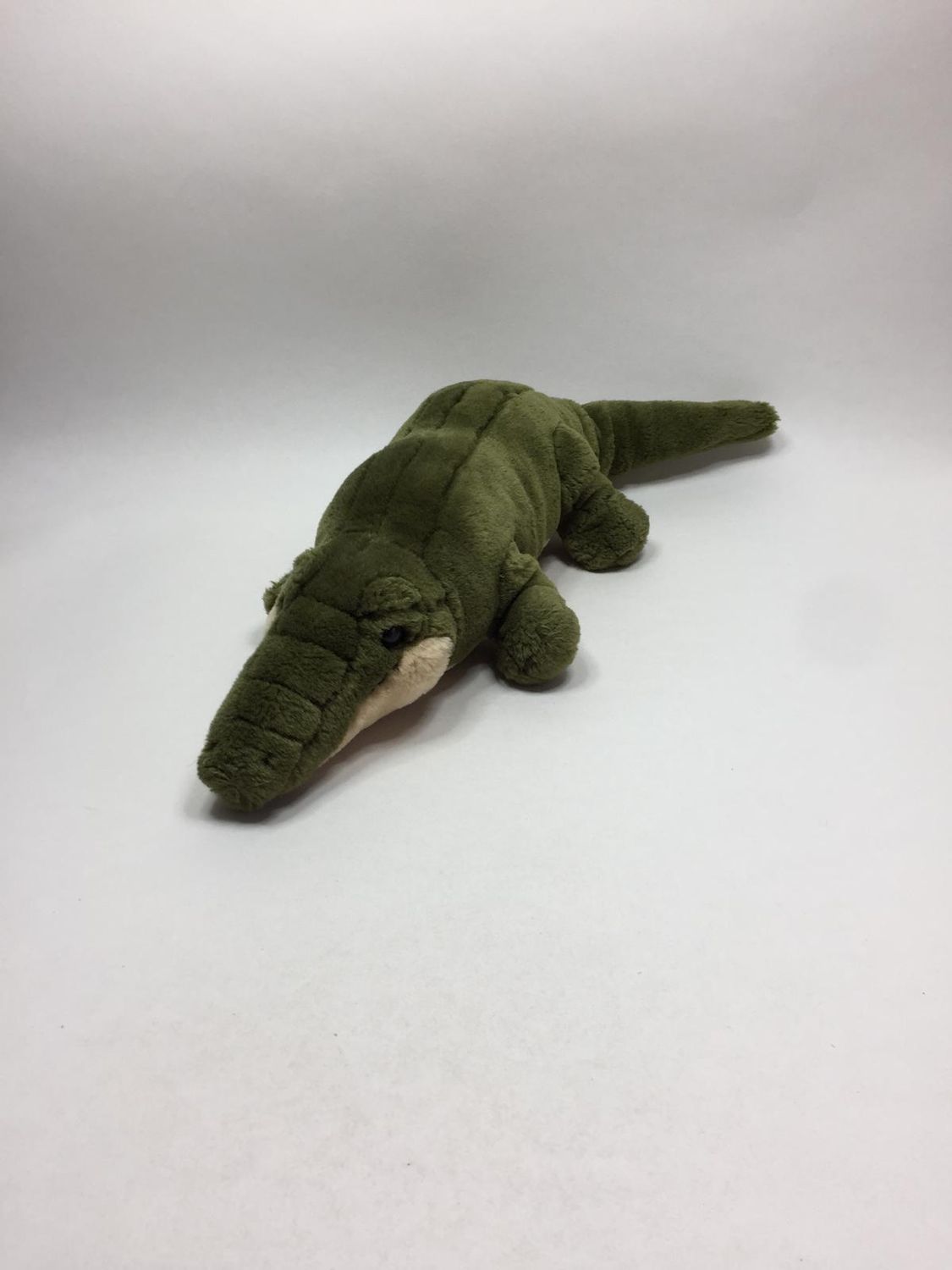 Krokodil Knuffel liegend 60 cm Sammlerstück