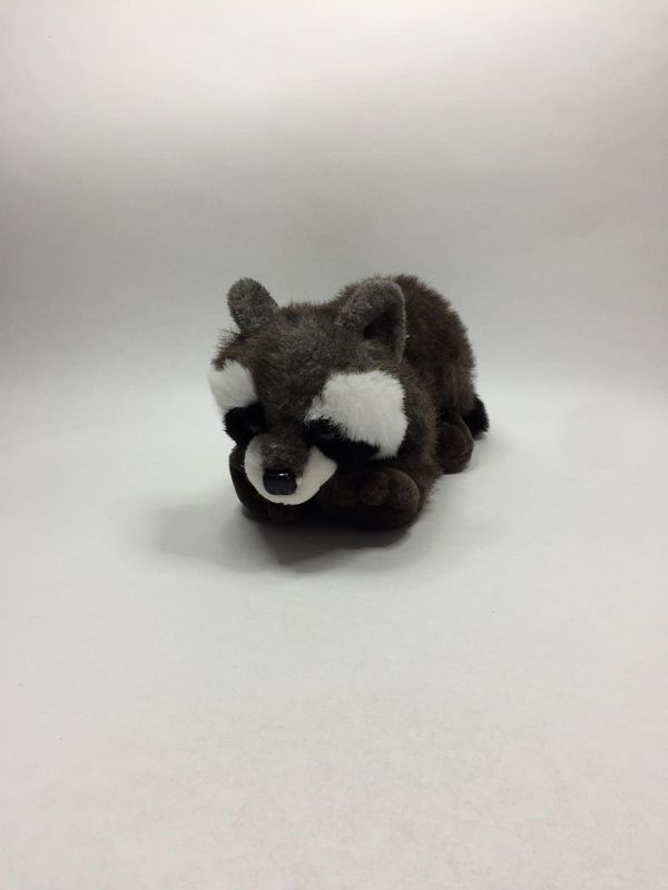 Waschbär Knuffel liegend 55 cm selten Waschbär Knuffel liegend 55 cm selten