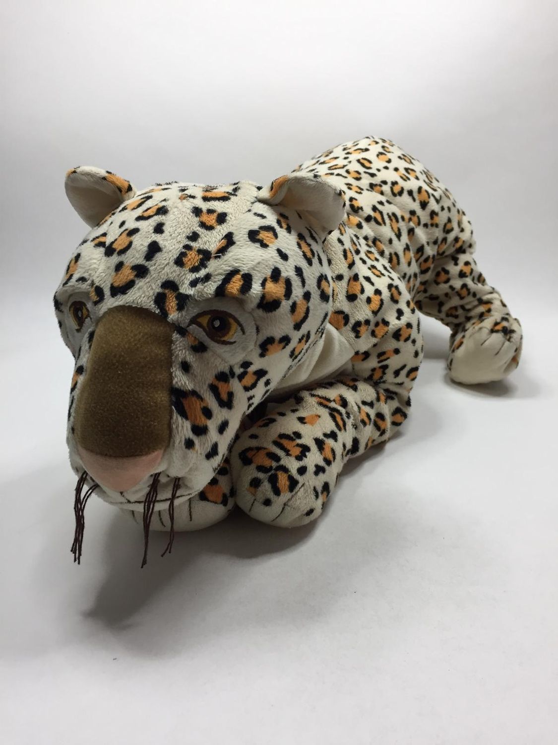 XXL Leopard Knuffel liegend 105 cm 0,5 kg Sammlerstück