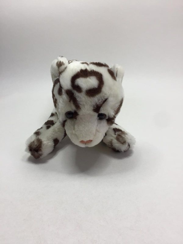 Schneeleopard Animal Alley liegend 38 cm Sammlerstück