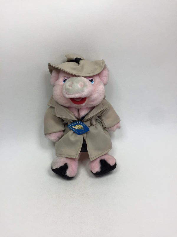 Schwein Schildkröt stehend 28 cm Vintage Rarität