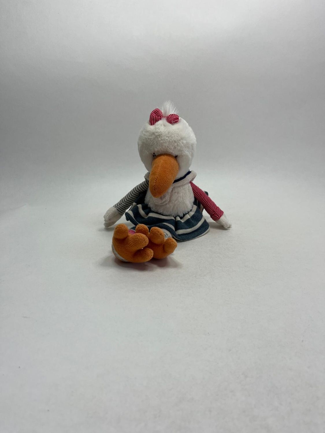 Storch Bukowski stehend 30 cm Mega Sammlerstück