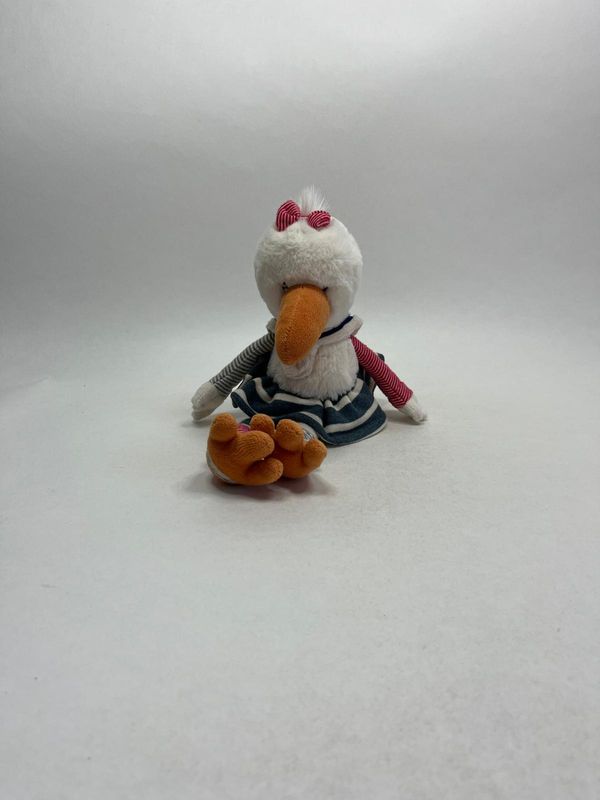 Storch Bukowski stehend 30 cm Mega Sammlerstück