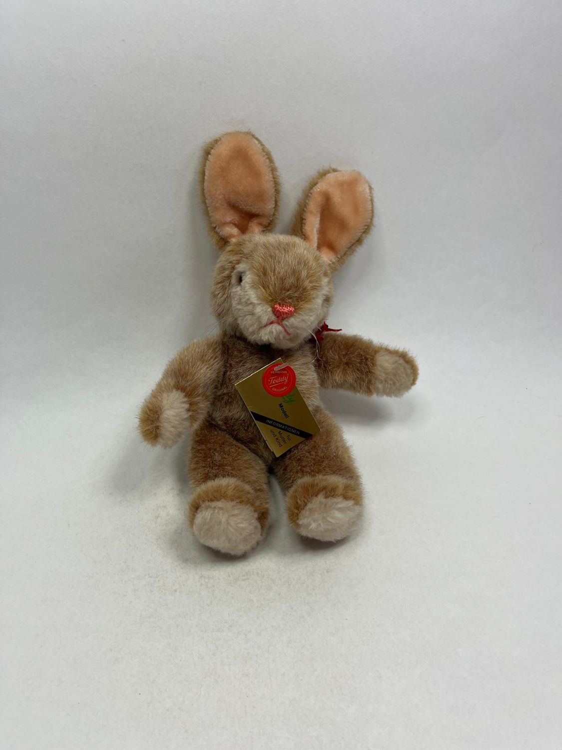 Hase Teddy Hermann stehend 30 cm Neuwertig mit Etikett