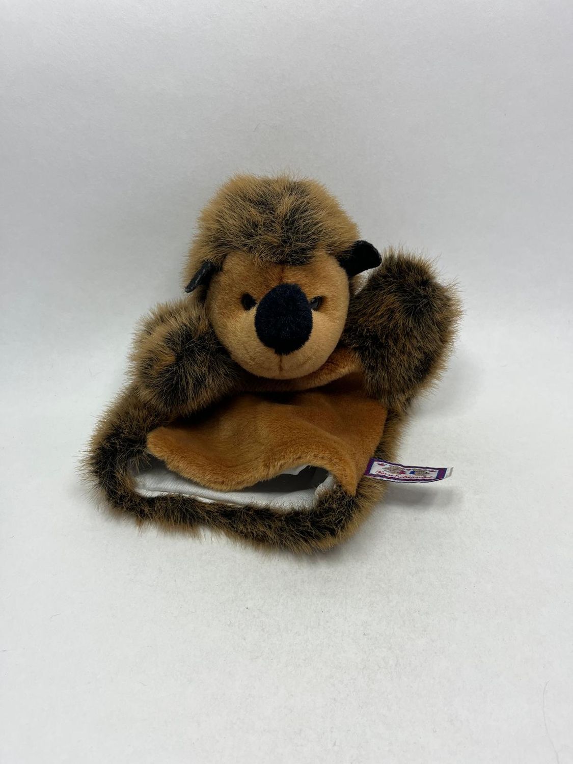 Igel Handpuppe Kuschelwuschel stehend 33 cm selten
